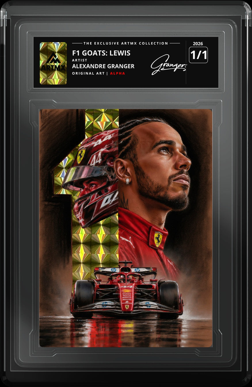 F1 GOATS: LEWIS by Alexandre Granger (Alpha / Vaulted) — close-up