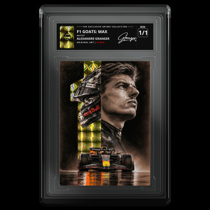 F1 GOATS: MAX by Alexandre Granger (Alpha / Vaulted) — front