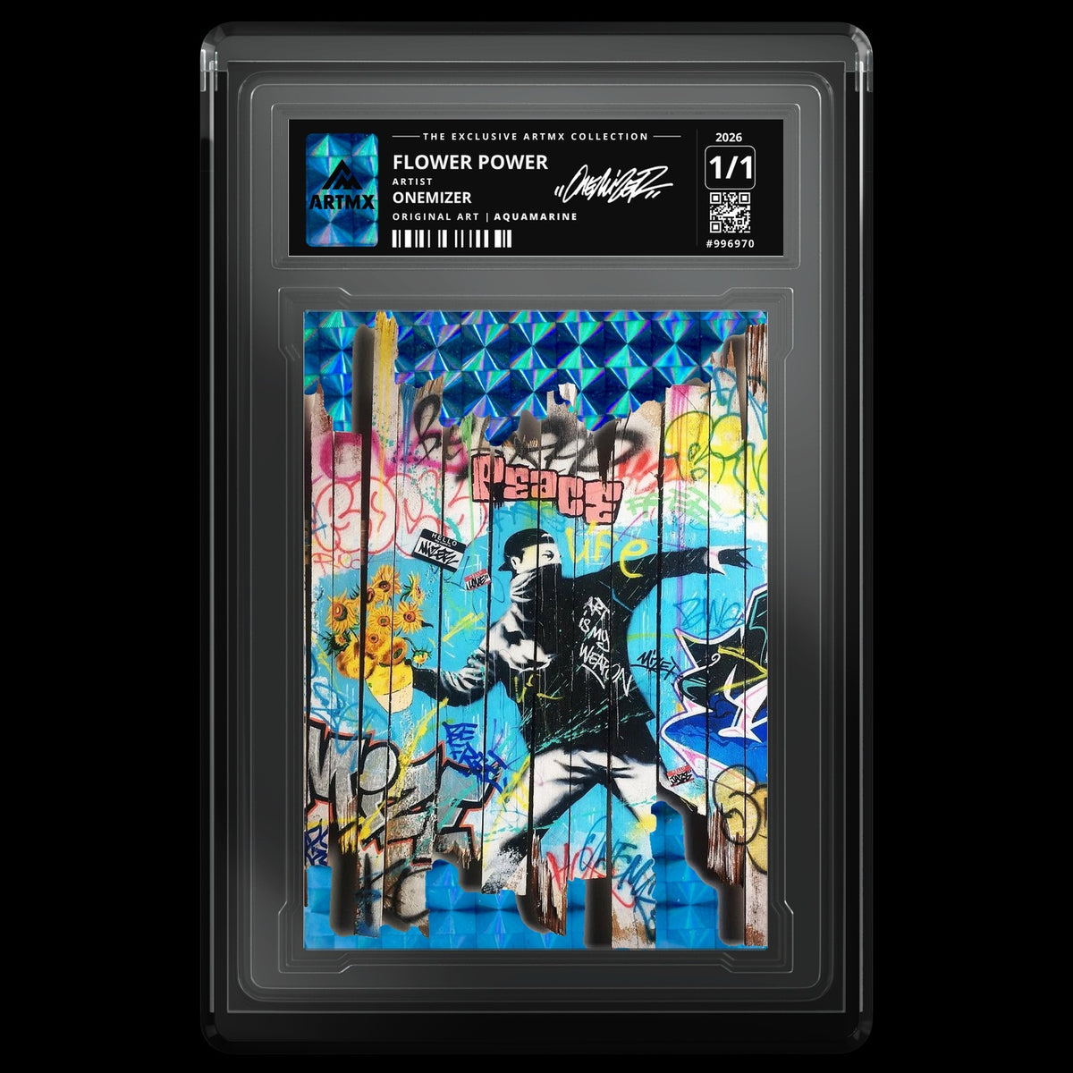FLOWER POWER by Onemizer — Aquamarine — front