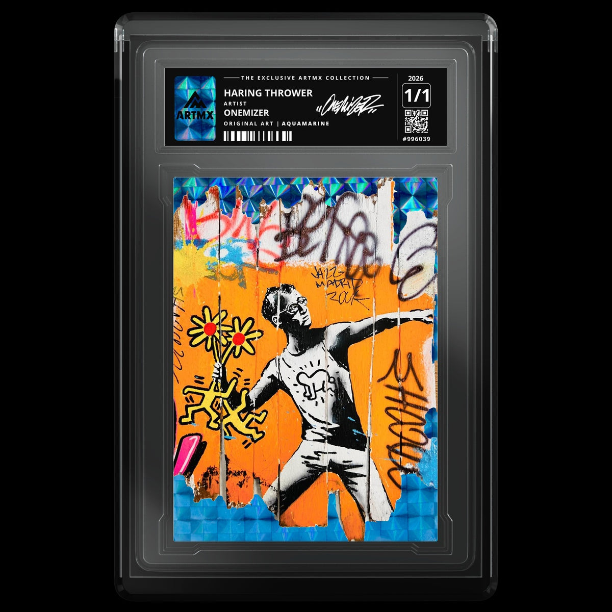 HARING THROWER by Onemizer — Aquamarine — front