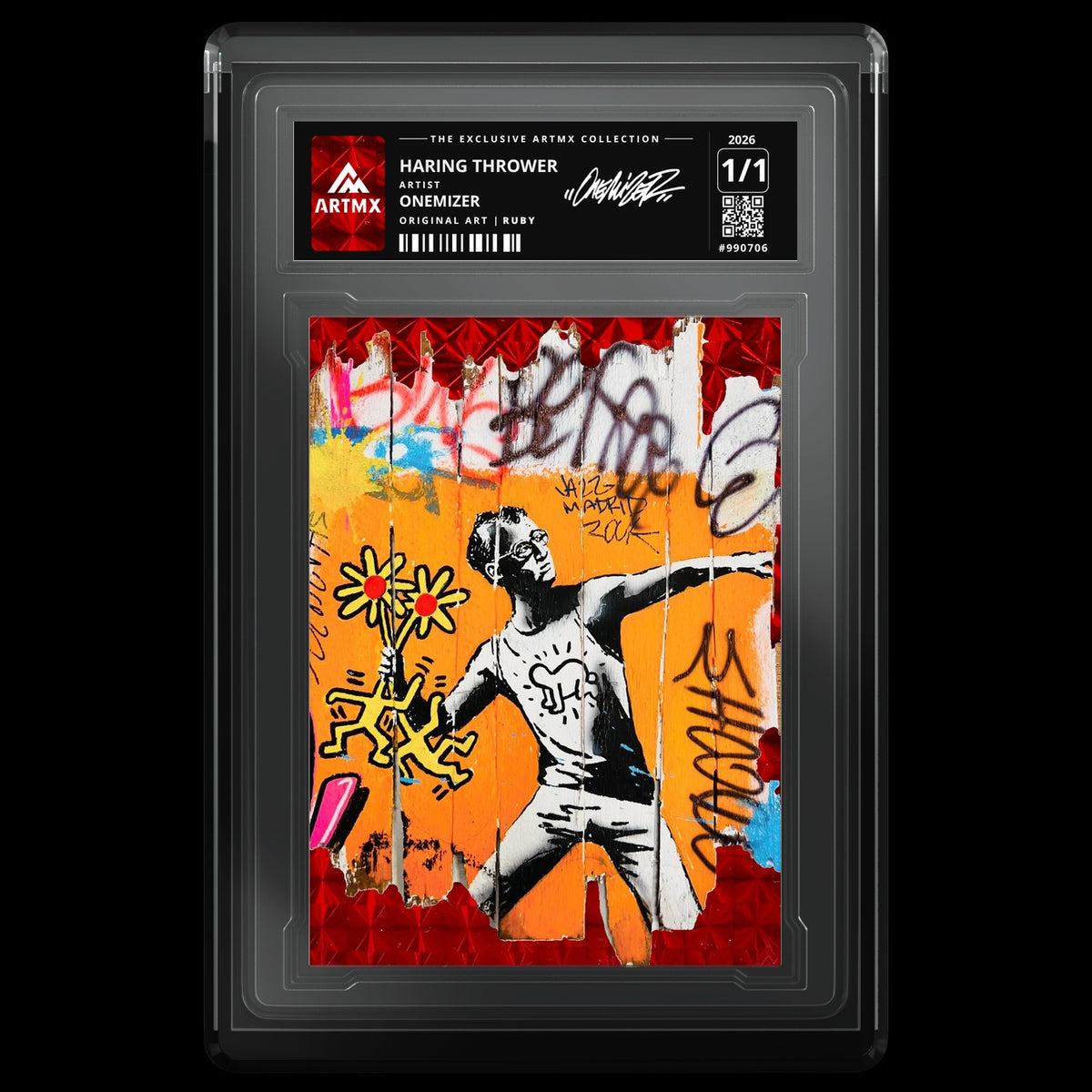 HARING THROWER by Onemizer — Ruby — front