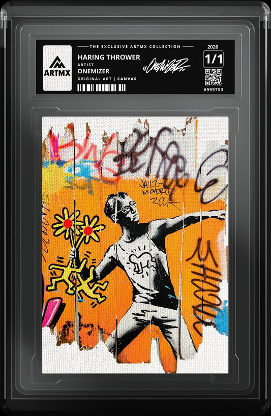 HARING THROWER by Onemizer — Canvas — close-up