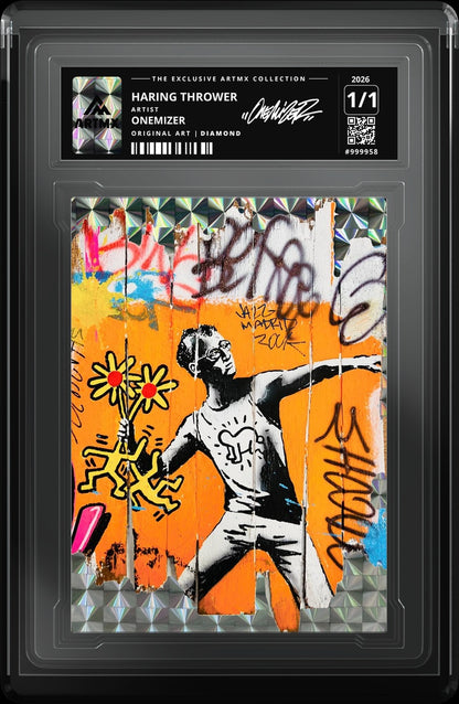 HARING THROWER by Onemizer — Diamond — close-up