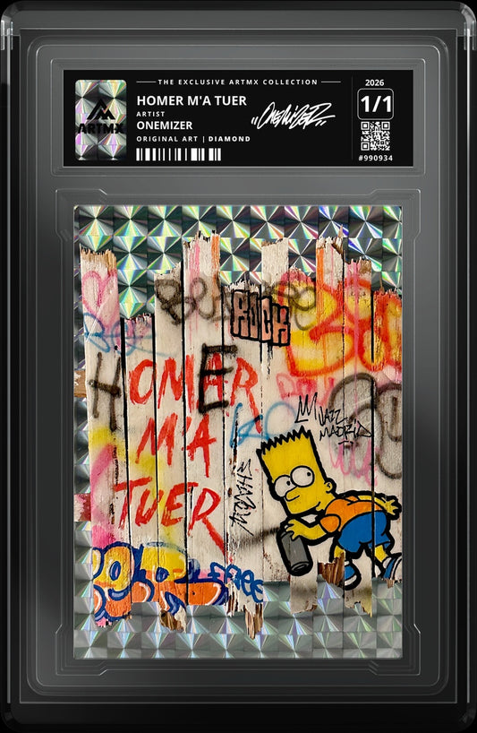 HOMER M'A TUER by Onemizer — Diamond — close-up