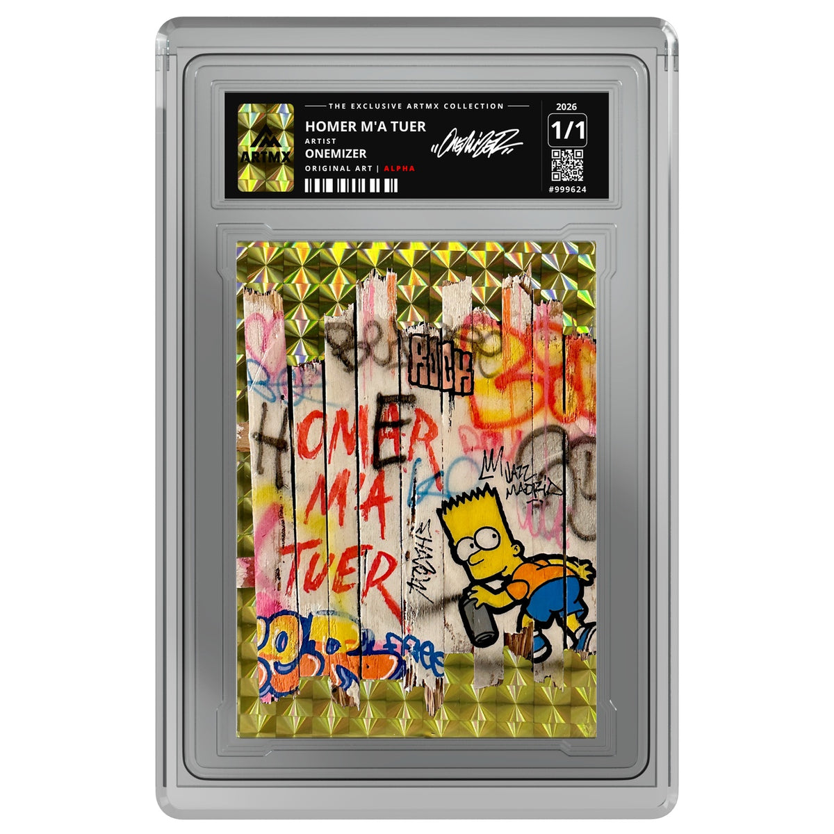 HOMER M'A TUER by Onemizer — Alpha — on white
