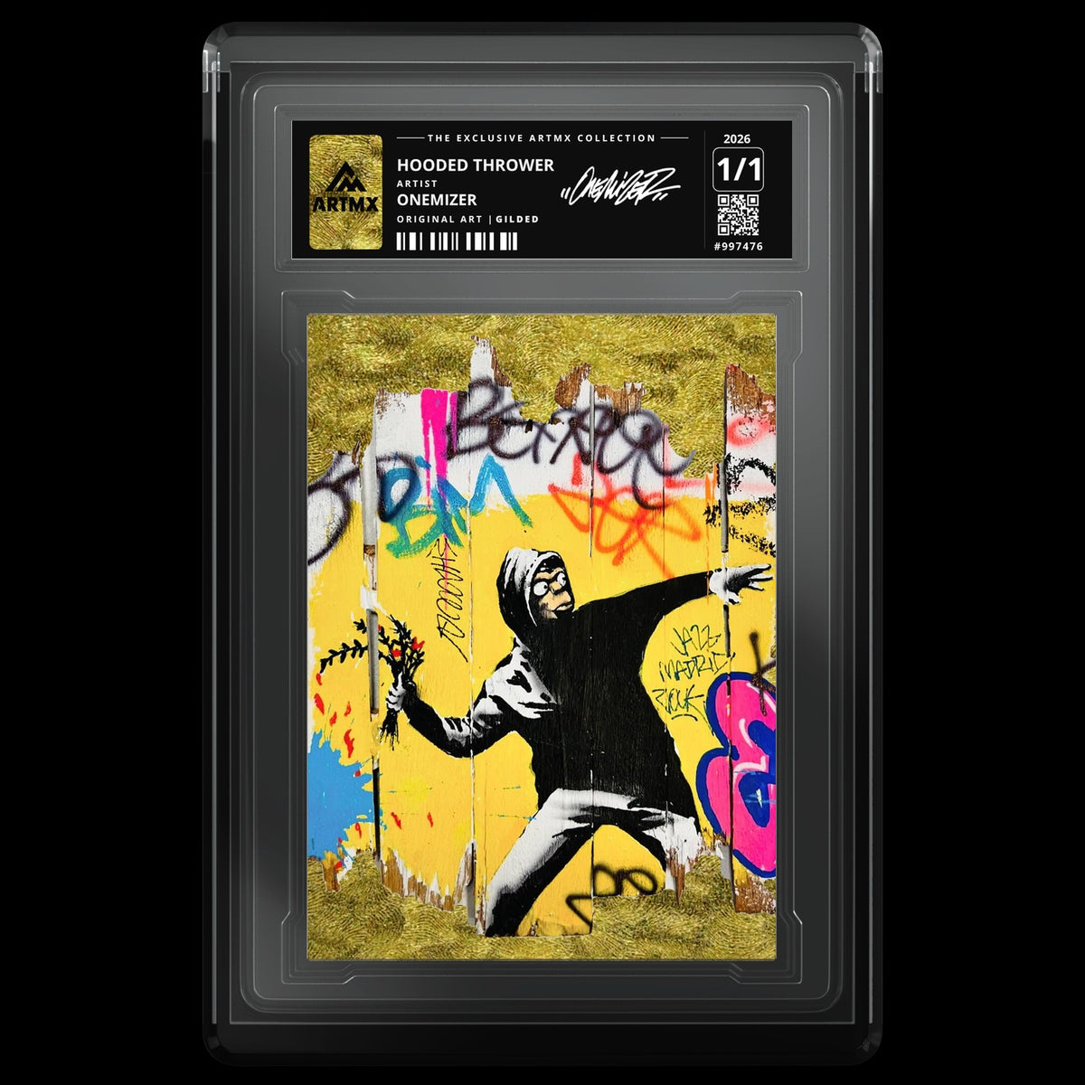 HOODED THROWER by Onemizer — Gilded — front