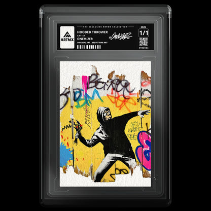 HOODED THROWER by Onemizer — Velvet Fine Art — front