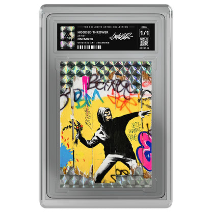 HOODED THROWER by Onemizer — Diamond — on white