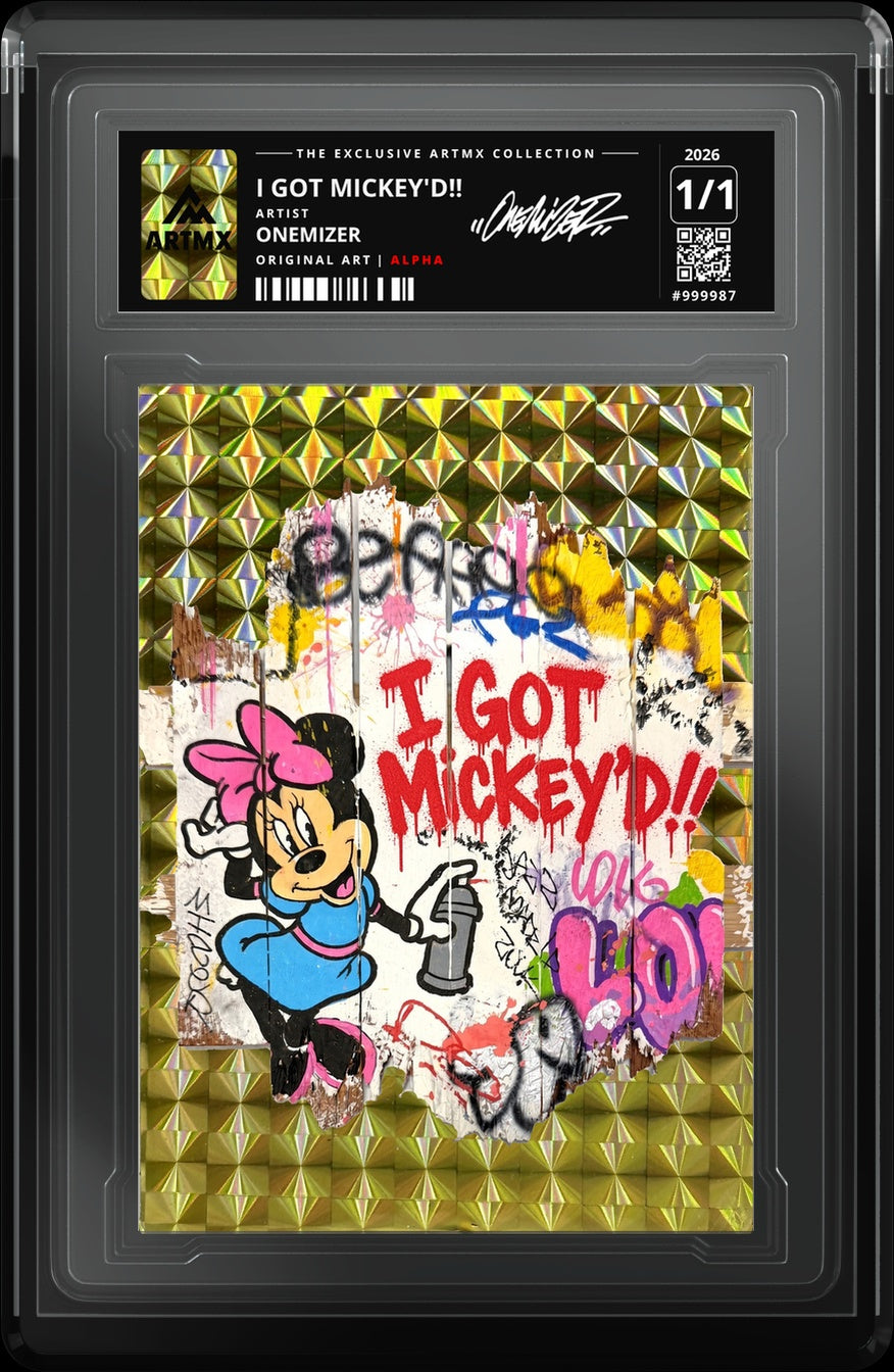 I GOT MICKEY'D!! by Onemizer — Alpha — close-up