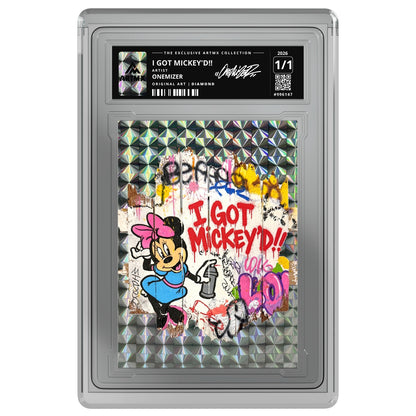 I GOT MICKEY'D!! by Onemizer — Diamond — on white
