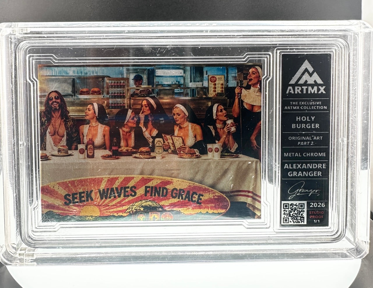 Holy Burger by Alexandre Granger (Metal Chrome / Studio Proof / Unreleased)