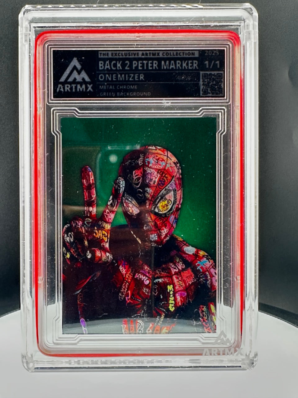 Back 2 Peter Marker (Metal Chrome / Green / Vaulted)