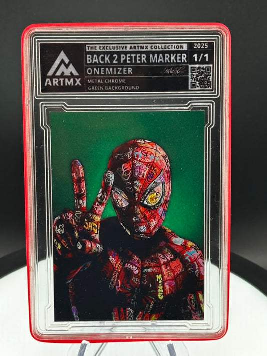 Back 2 Peter Marker (Metal Chrome / Green / Vaulted)