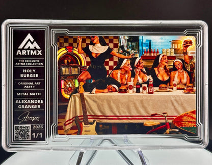 Holy Burger by Alexandre Granger (Metal Matte / Unreleased)