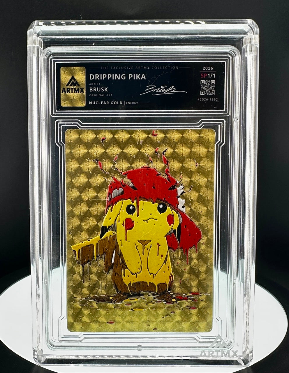 Dripping Pika by Brusk (Nuclear Gold / Studio Proof / Unreleased)
