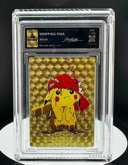 Dripping Pika by Brusk (Nuclear Gold / Studio Proof / Unreleased)