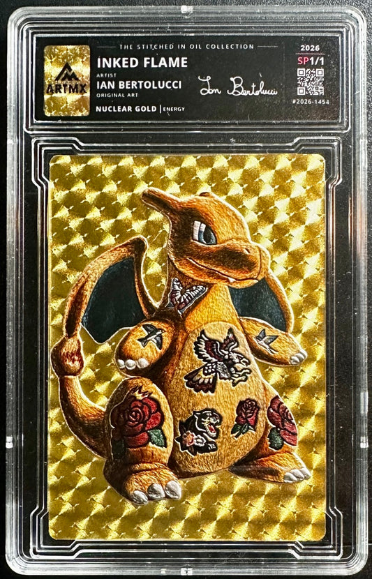 Inked Flame by Ian Bertolucci (Nuclear Gold / Studio Proof / Unreleased)