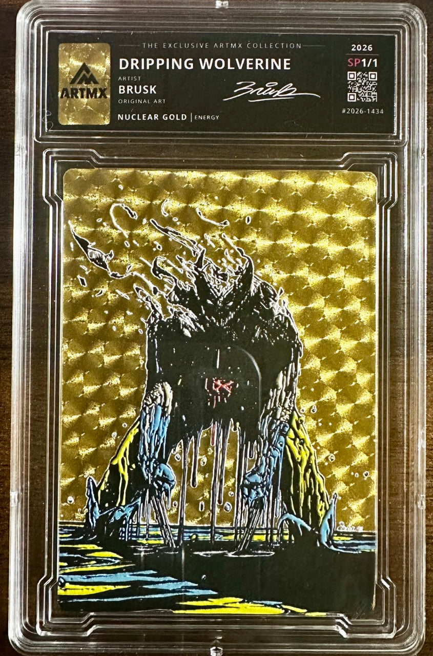 Dripping Wolverine by Brusk (Nuclear Gold / Studio Proof / Unreleased)