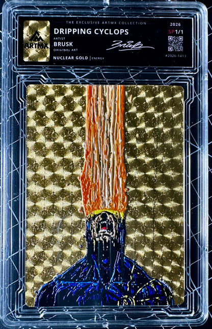 Dripping Cyclops by Brusk (Nuclear Gold / Studio Proof / Unreleased)