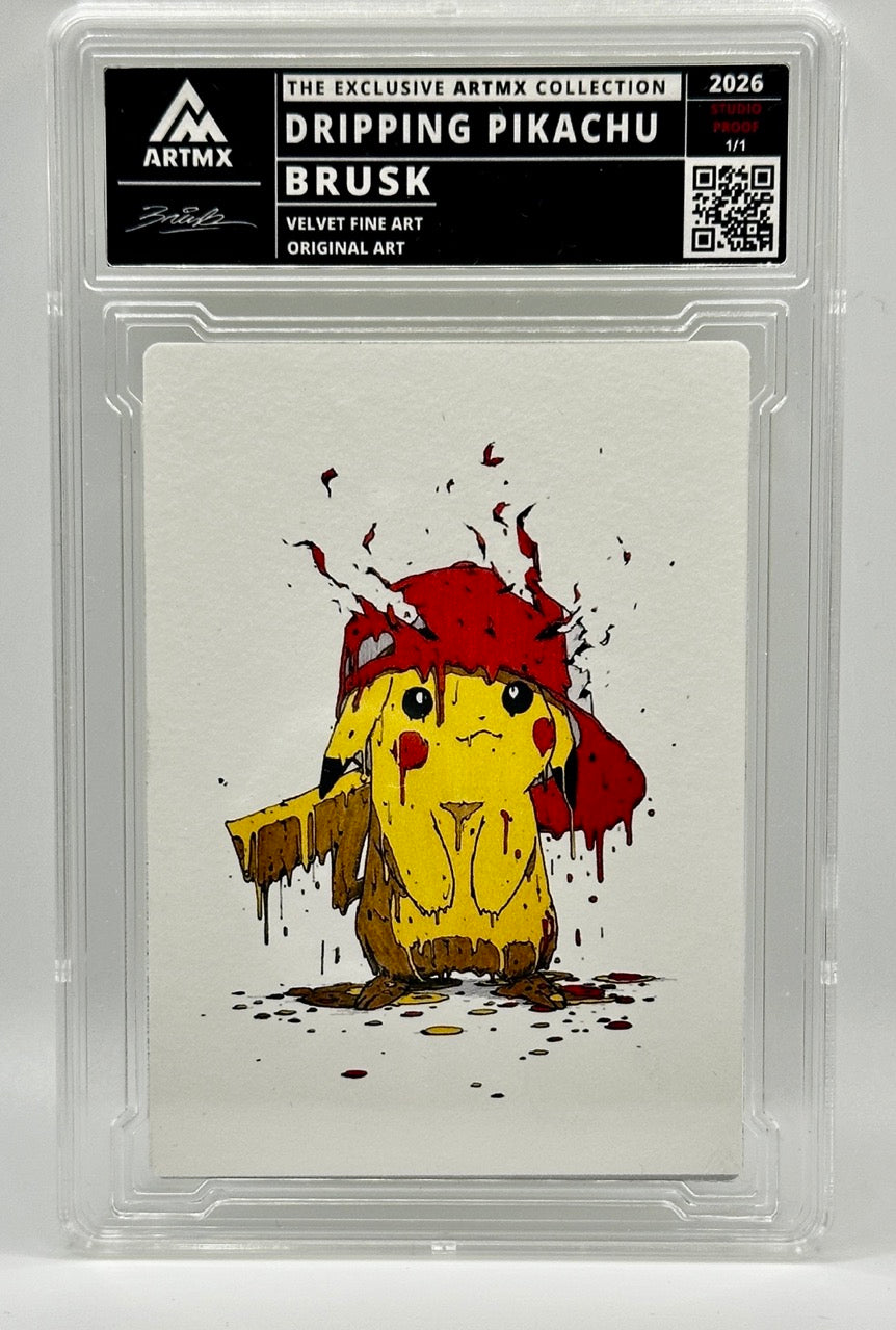 Dripping Pika by Brusk (Velvet Fine Art /  Studio Proof / Unreleased)