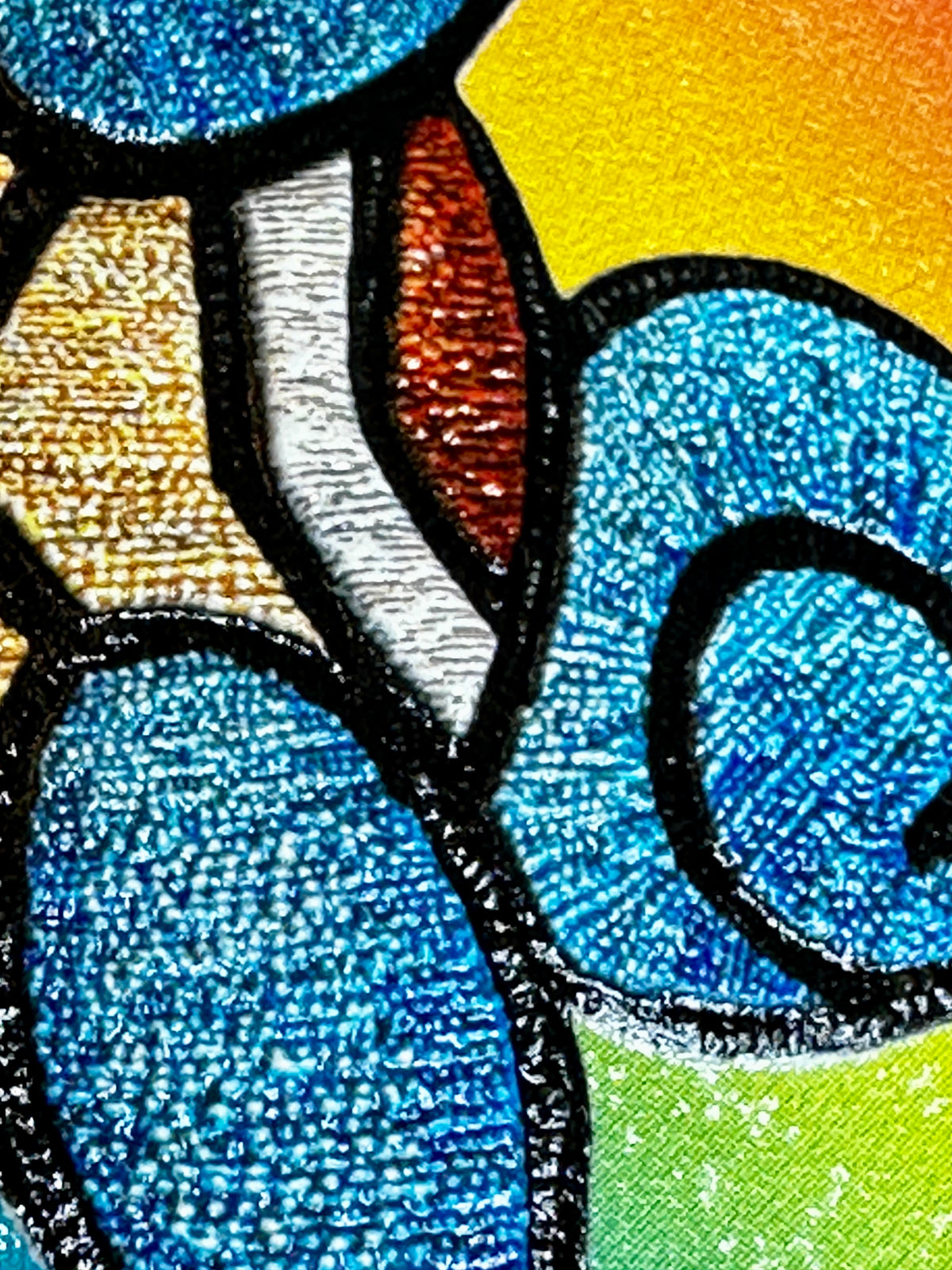 Triptych · The Stitched in Oil Collection by Ian Bertolucci