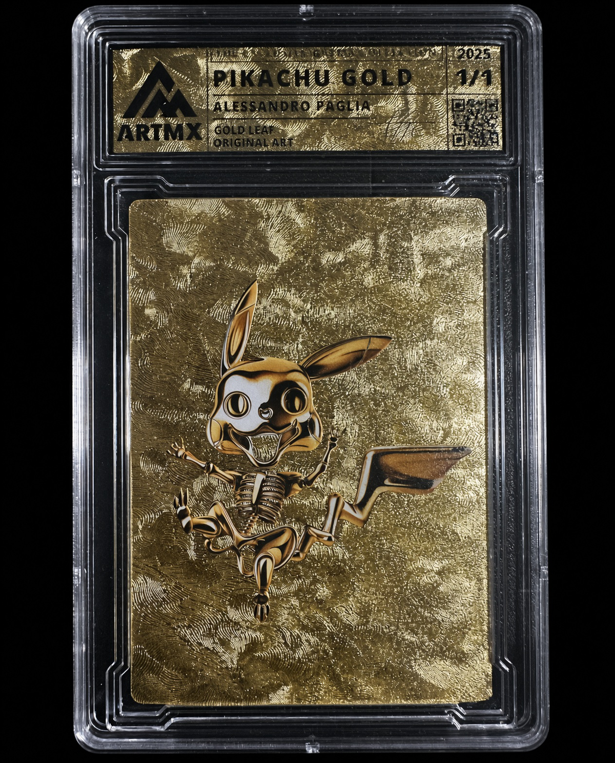 PIKACHU GOLD by Alessandro Paglia (Gold Leaf / Vaulted)