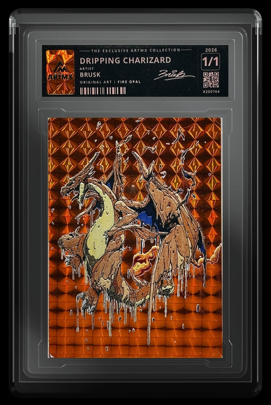 DRIPPING CHARIZARD by Brusk (Fire Opal / Vaulted)