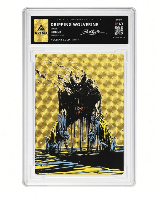 Dripping Wolverine by Brusk (Nuclear Gold / Studio Proof / Unreleased)