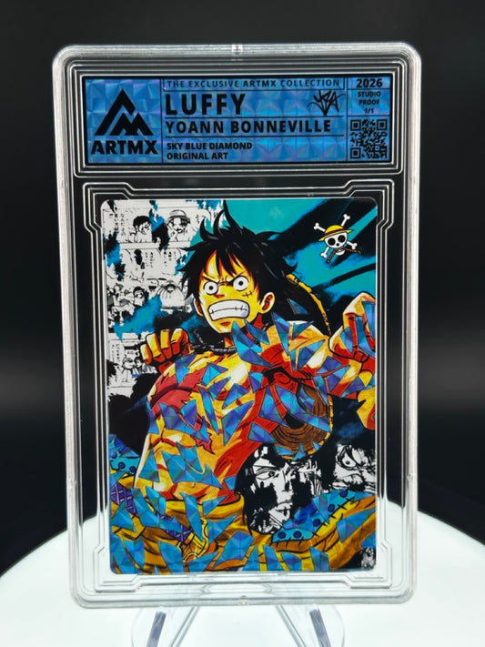 Luffy (Sky Blue Diamond / Studio Proof)