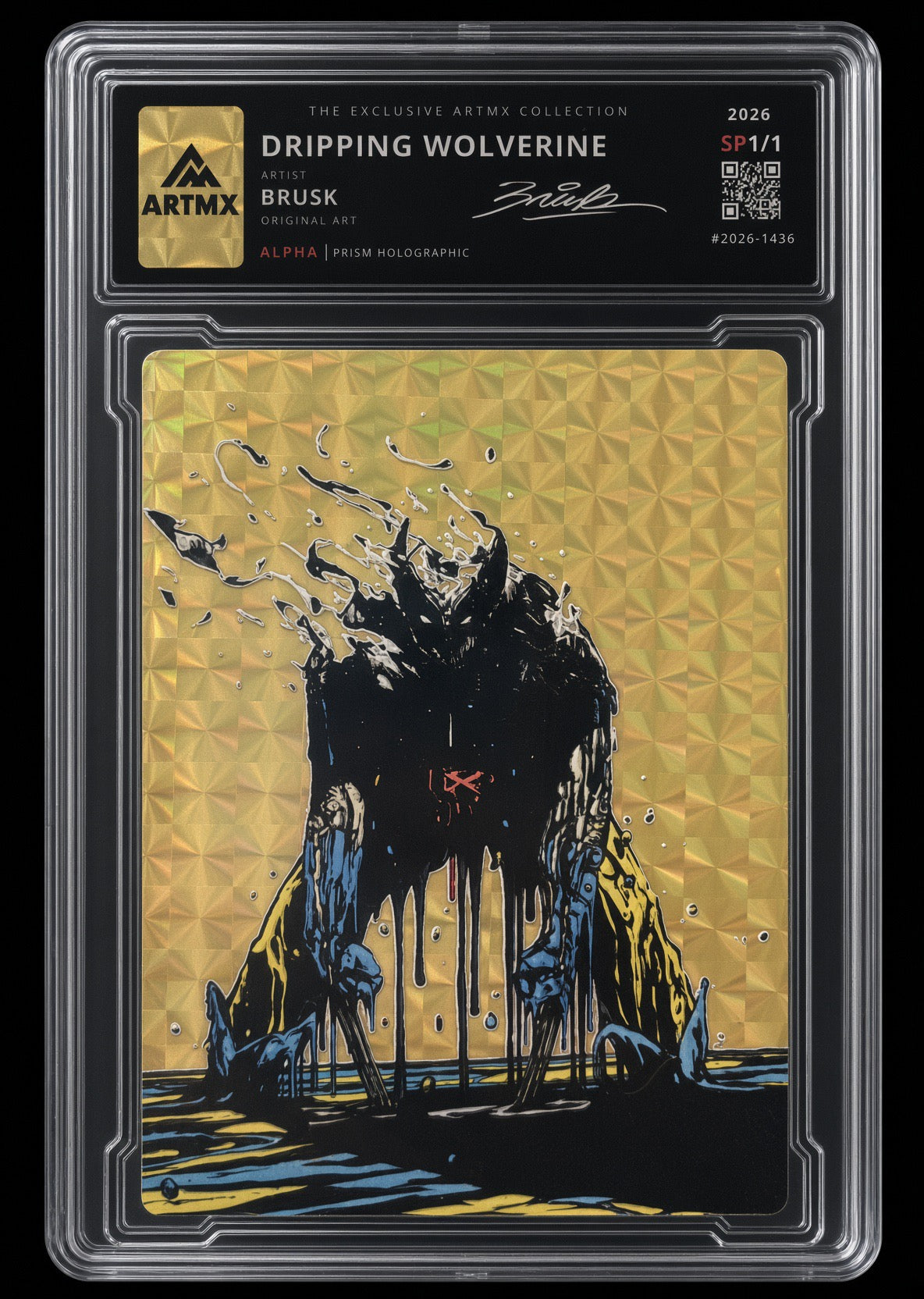 DRIPPING WOLVERINE by Brusk (Alpha / Studio Proof / Vaulted)