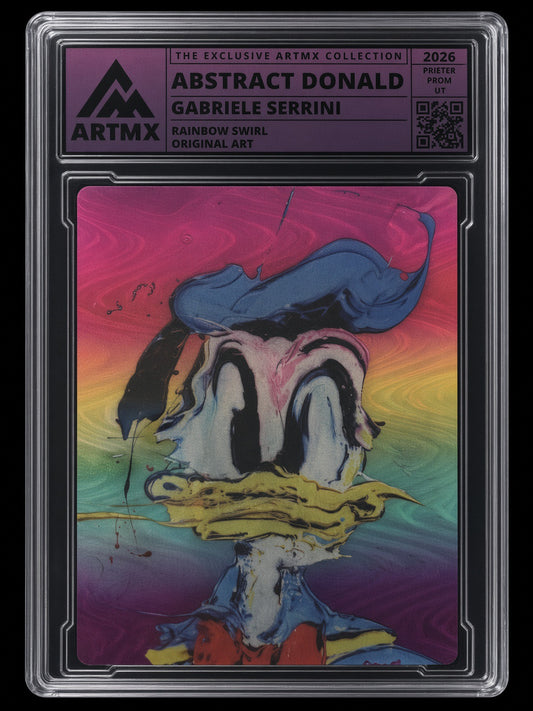 ABSTRACT DONALD by Gabriele Serrini (Rainbow Swirl / Printer Proof)