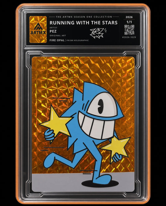 RUNNING WITH THE STARS by PEZ (Fire Opal / Vaulted)