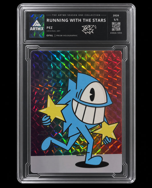 RUNNING WITH THE STARS by PEZ (Opal / Vaulted)