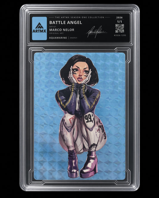 BATTLE ANGEL by Marco Nelor (Aquamarine / Vaulted)