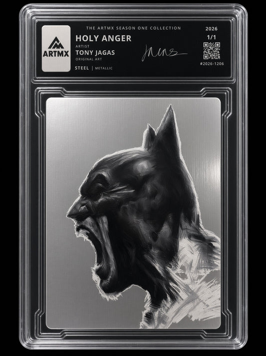 HOLY ANGER by Tony Jagas (Brushed Steel / Vaulted)