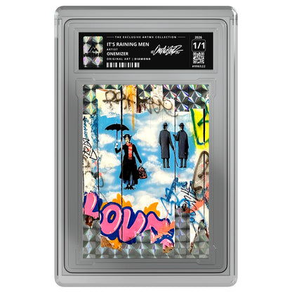 IT'S RAINING MEN by Onemizer — Diamond — on white