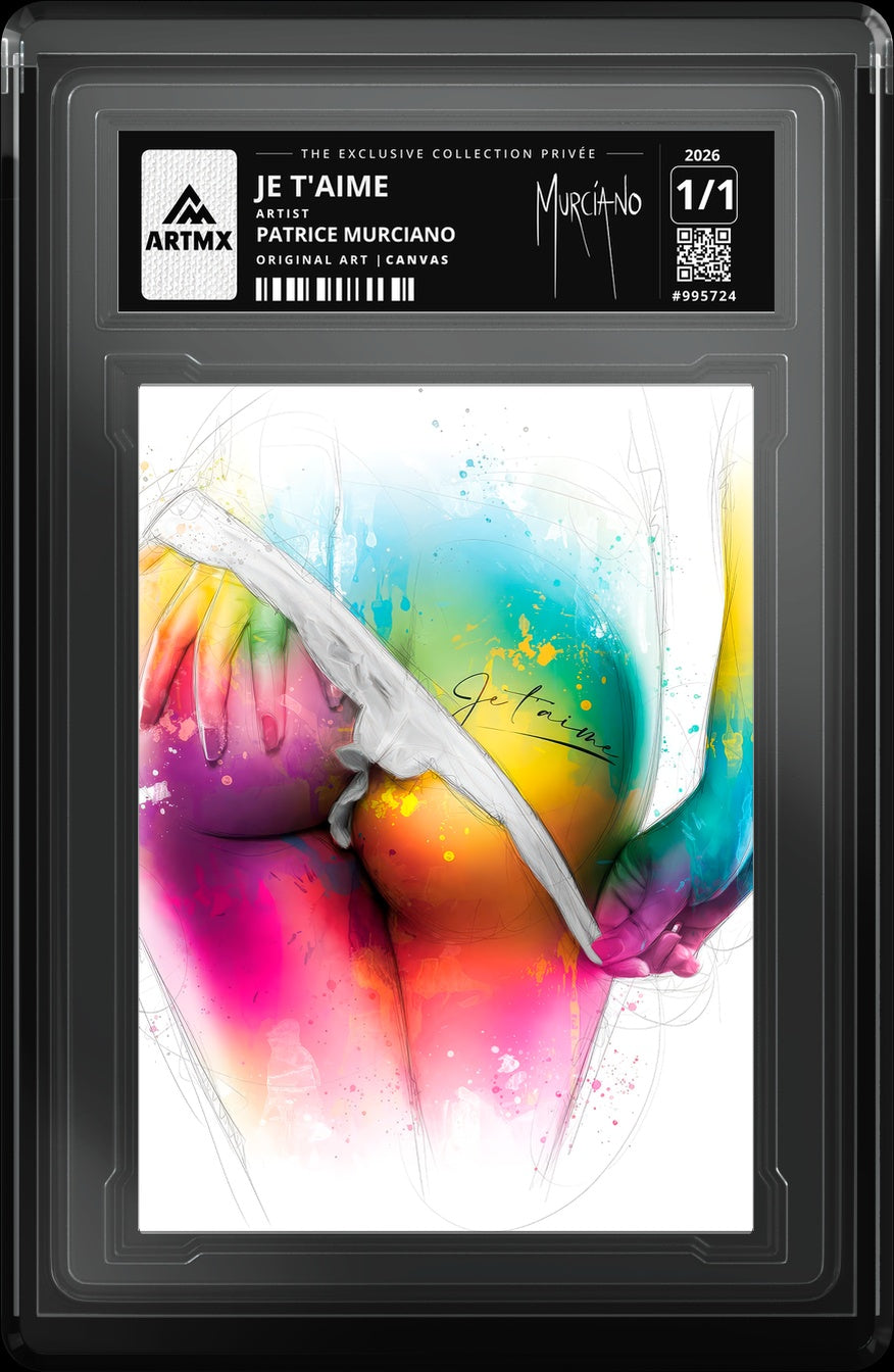 JE T'AIME by Patrice Murciano — Canvas — close-up