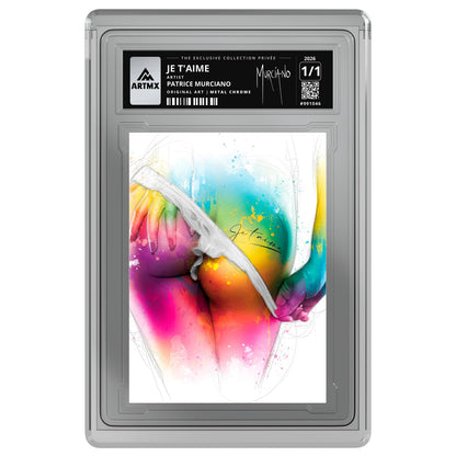 JE T'AIME by Patrice Murciano — Metal Chrome — on white