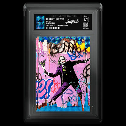 JOKER THROWER by Onemizer — Aquamarine — front