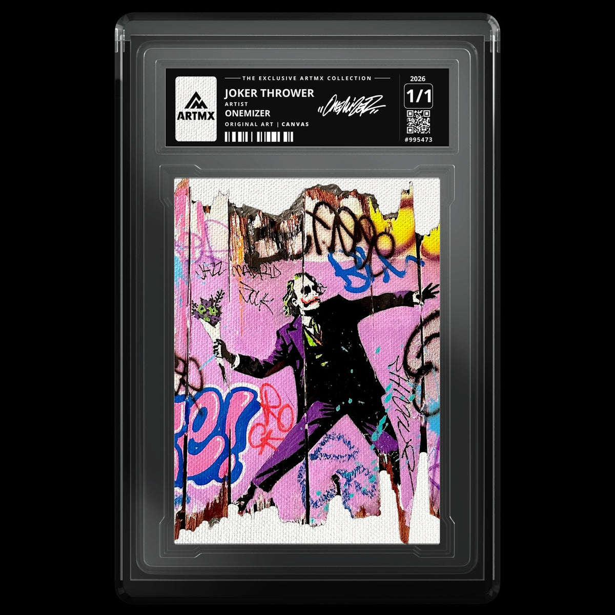 JOKER THROWER by Onemizer — Canvas — front