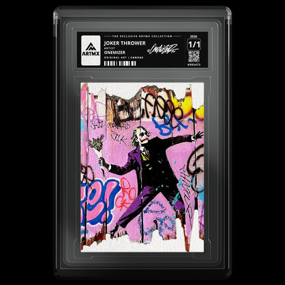 JOKER THROWER by Onemizer — Canvas — front