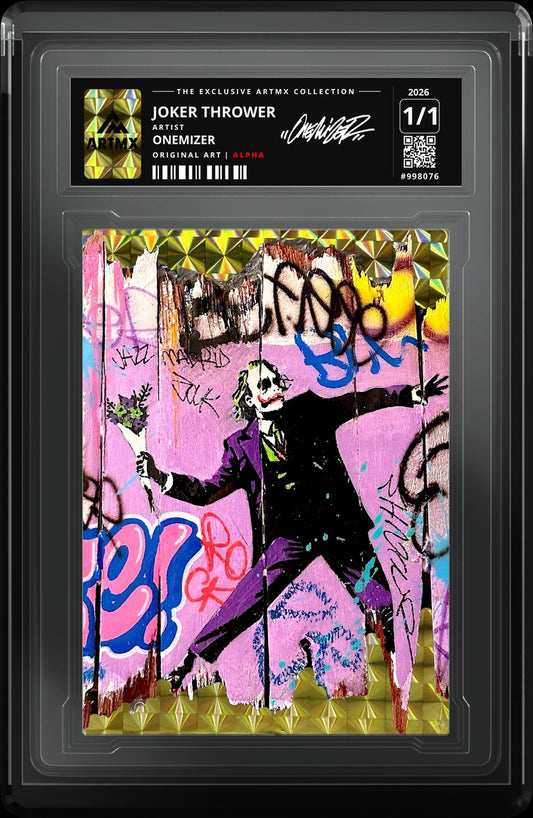 JOKER THROWER by Onemizer — Alpha — close-up
