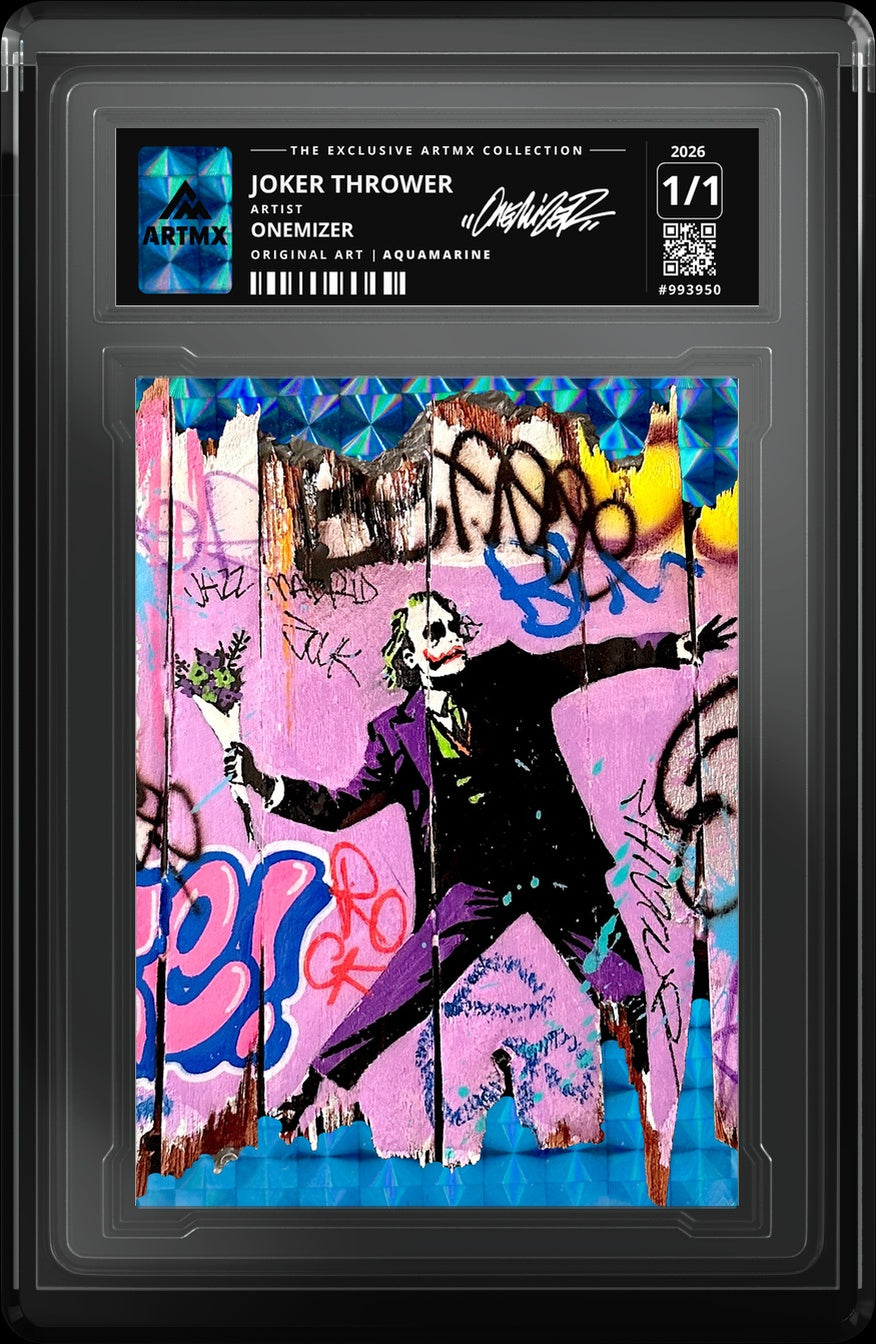 JOKER THROWER by Onemizer — Aquamarine — close-up