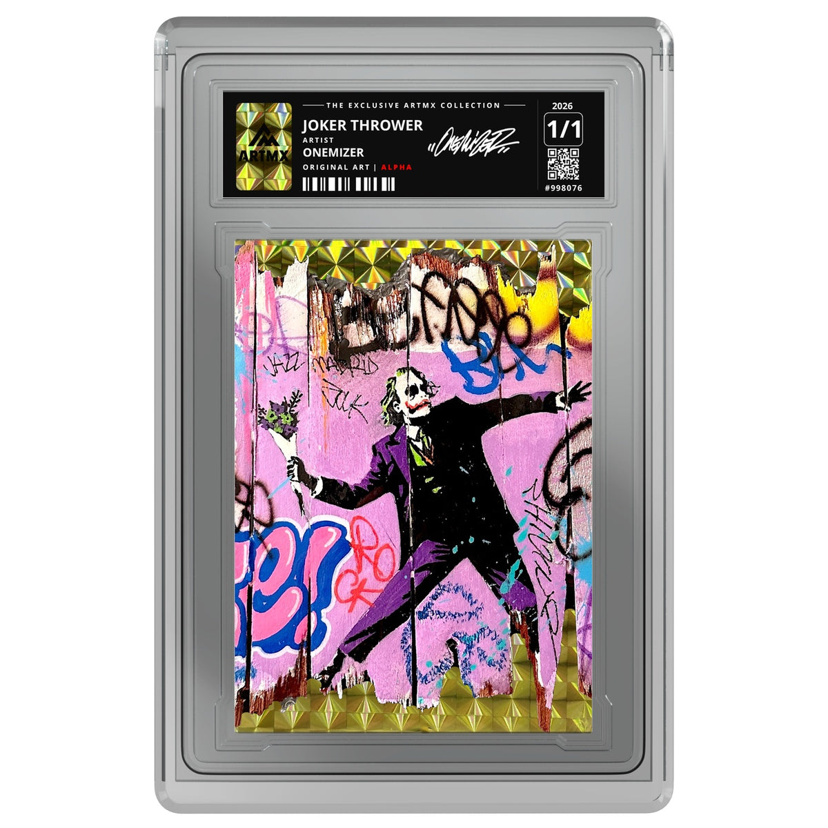 JOKER THROWER by Onemizer — Alpha — on white