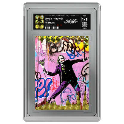 JOKER THROWER by Onemizer — Alpha — on white