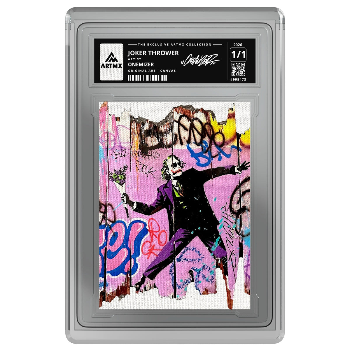 JOKER THROWER by Onemizer — Canvas — on white