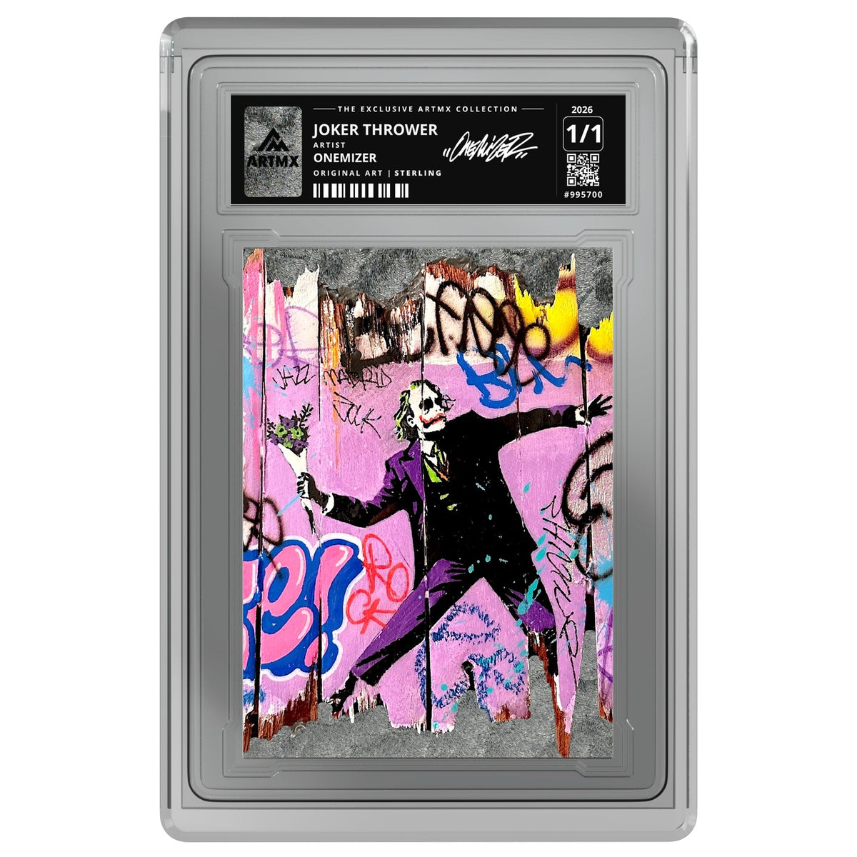 JOKER THROWER by Onemizer — Sterling — on white