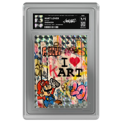KART LOVER by Onemizer — Diamond — on white