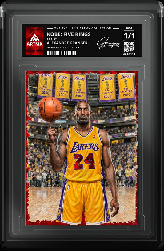 KOBE: FIVE RINGS by Alexandre Granger — Ruby — close-up