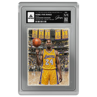 KOBE: FIVE RINGS by Alexandre Granger — Velvet Fine Art — on white